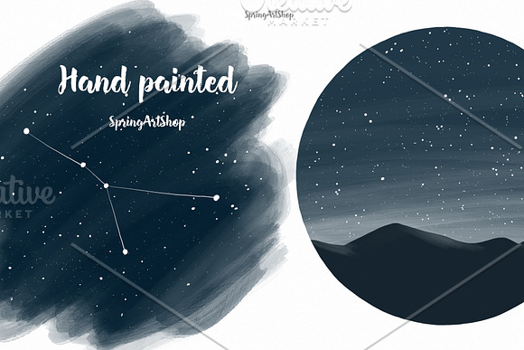 Moon Phases and Constellation in Illustrations - product preview 8