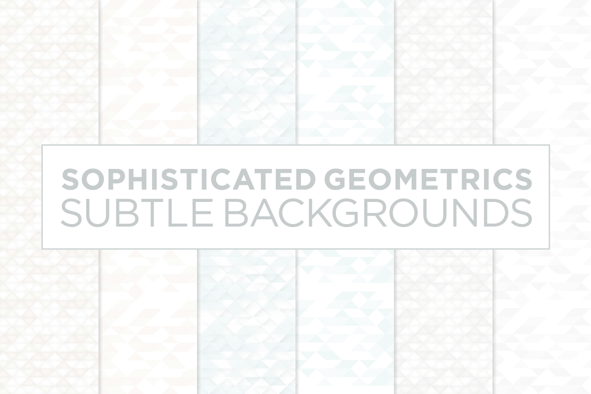 6 Subtle Geometric Backgrounds (w) in Patterns - product preview 8