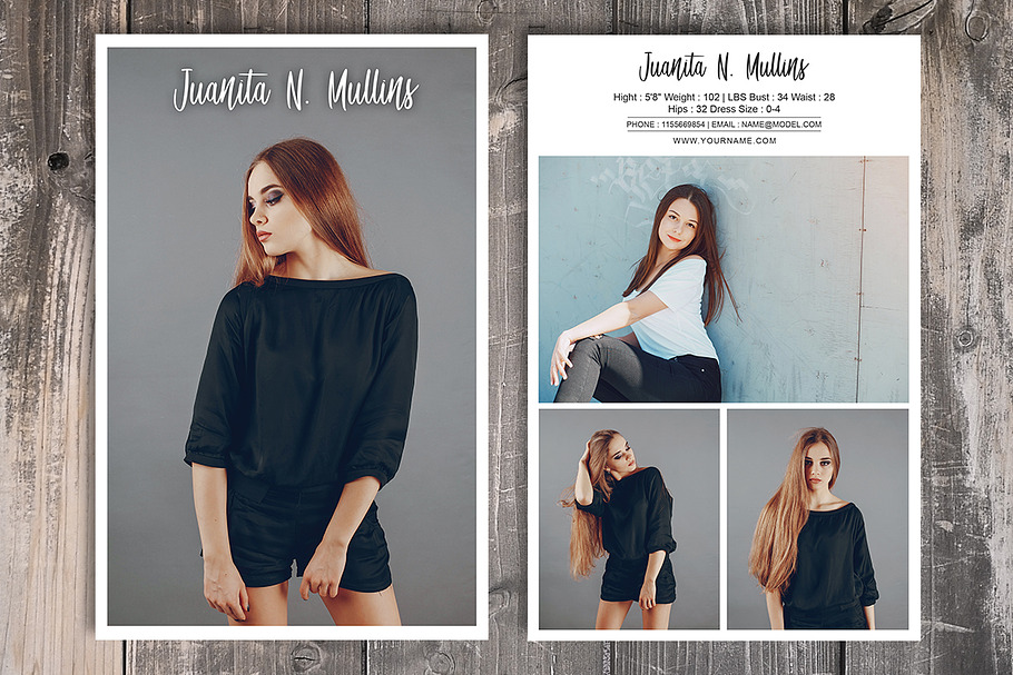 Modeling Comp Card V14 in Card Templates - product preview 8