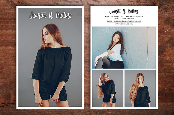 Modeling Comp Card V14 in Card Templates - product preview 1