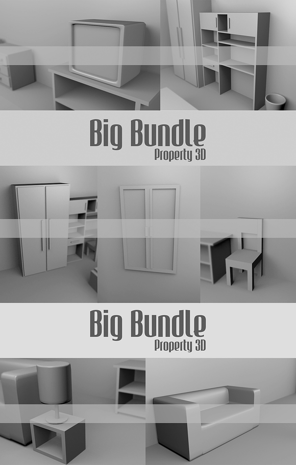 Big Bundle Property 3D in Graphics - product preview 2