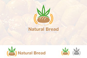 Delicious Natural Bread Meal Logo