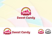 Sweet Candy with Rainbow Logo
