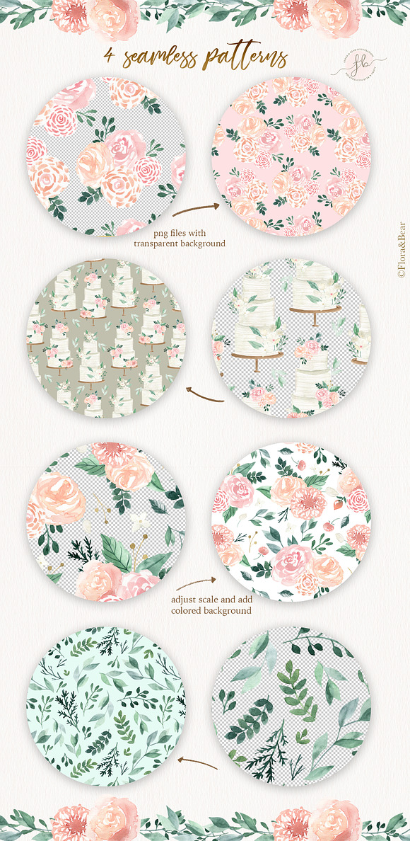 Boho Wedding in Illustrations - product preview 4