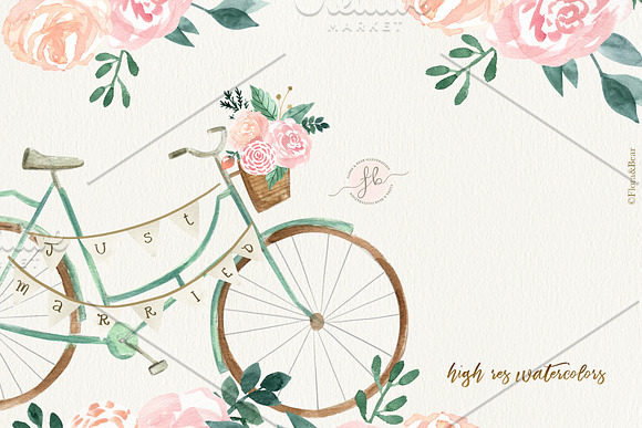 Boho Wedding in Illustrations - product preview 7