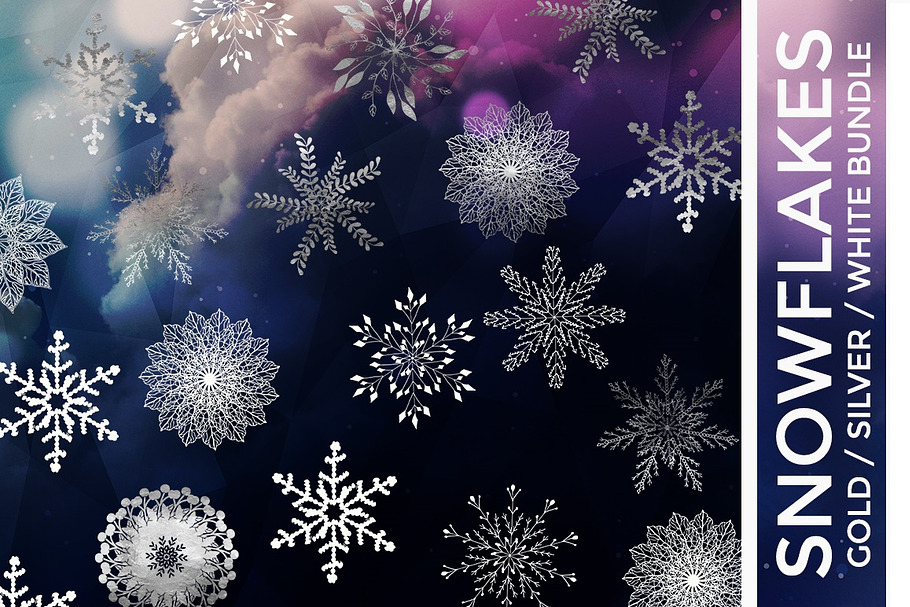 Snowflakes Bundle - Vector Clipart