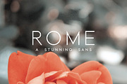 Rome | A Stunning Sans Serif