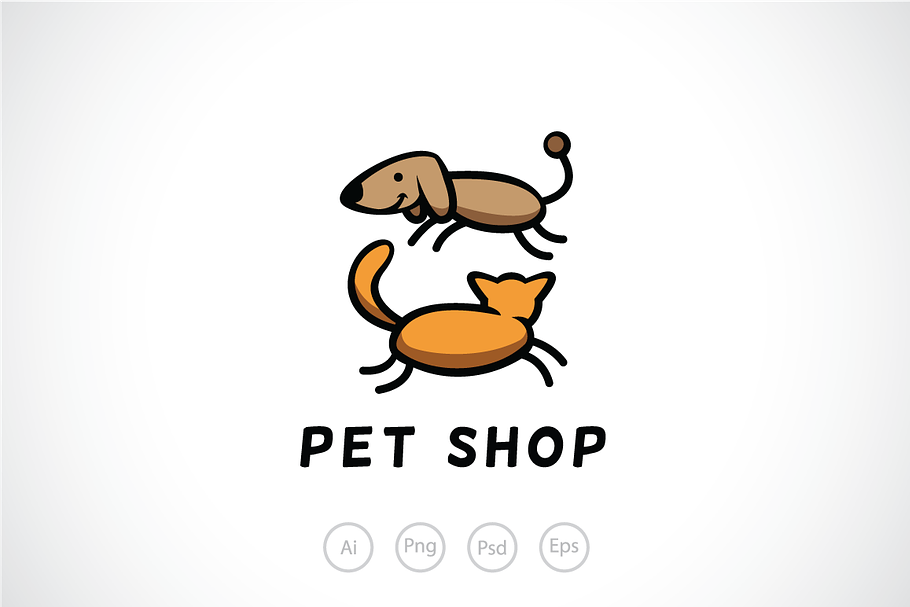 Dog and Cat Veterinary Logo Template in Logo Templates - product preview 8