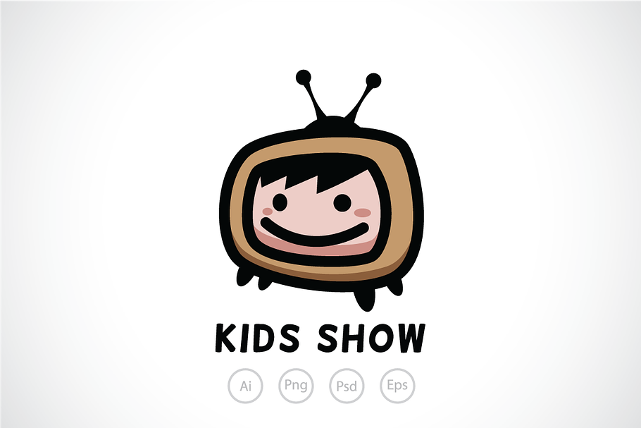 Kids Television Logo Template in Logo Templates - product preview 8