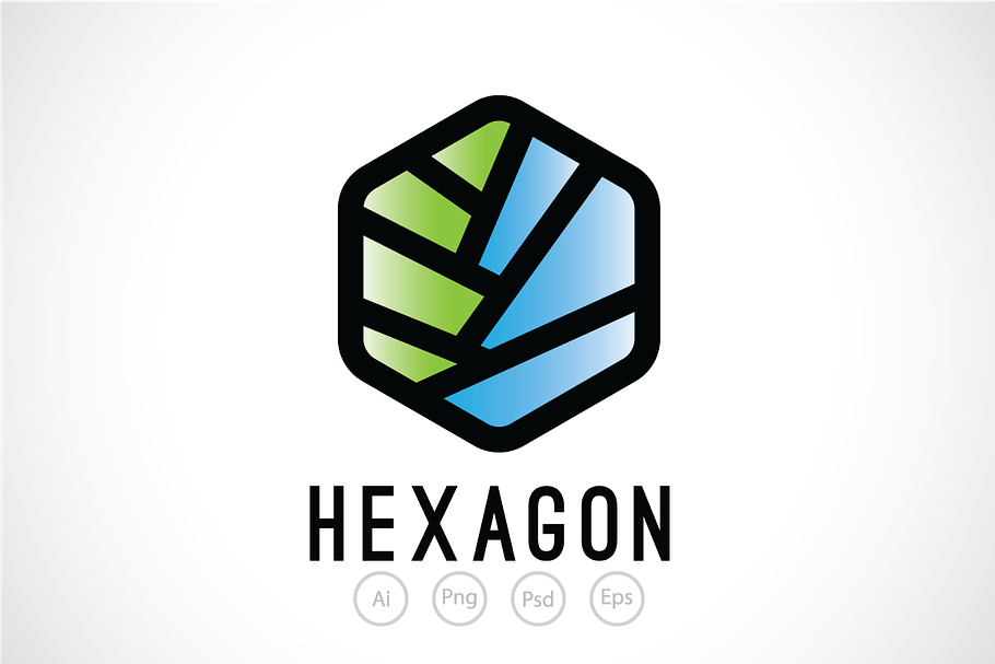 Layer Hexagon Logo Template in Logo Templates - product preview 8