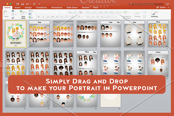 Family Portrait Creator in Illustrations - product preview 5