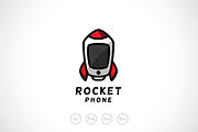 Rocket Phone Logo Template