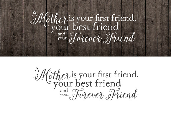 Mother Friend Quote Word Overlay in Graphics - product preview 1
