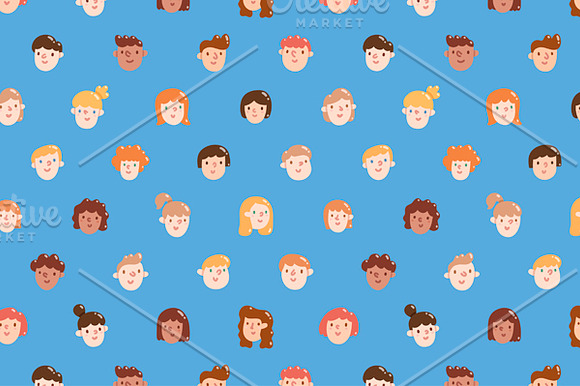 Avatars collection in Illustrations - product preview 2