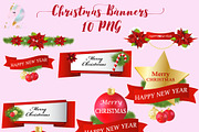 Christmas Banners Clipart
