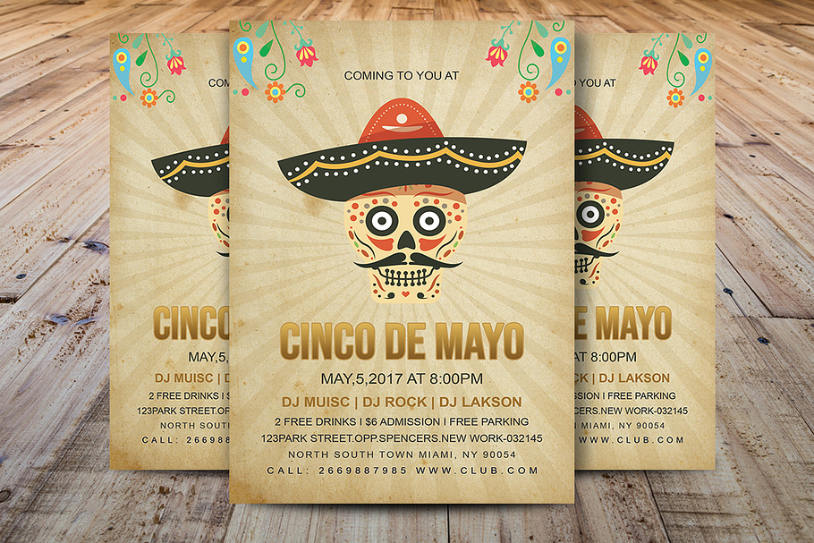 Cinco de Mayo Party Flyer in Flyer Templates - product preview 8