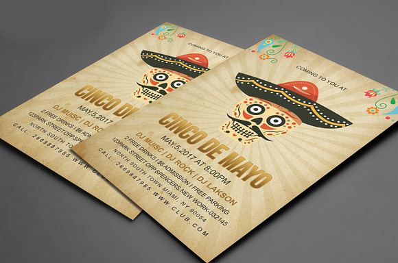 Cinco de Mayo Party Flyer in Flyer Templates - product preview 3