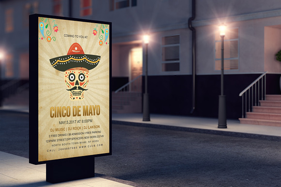 Cinco de Mayo Party Flyer in Flyer Templates - product preview 4