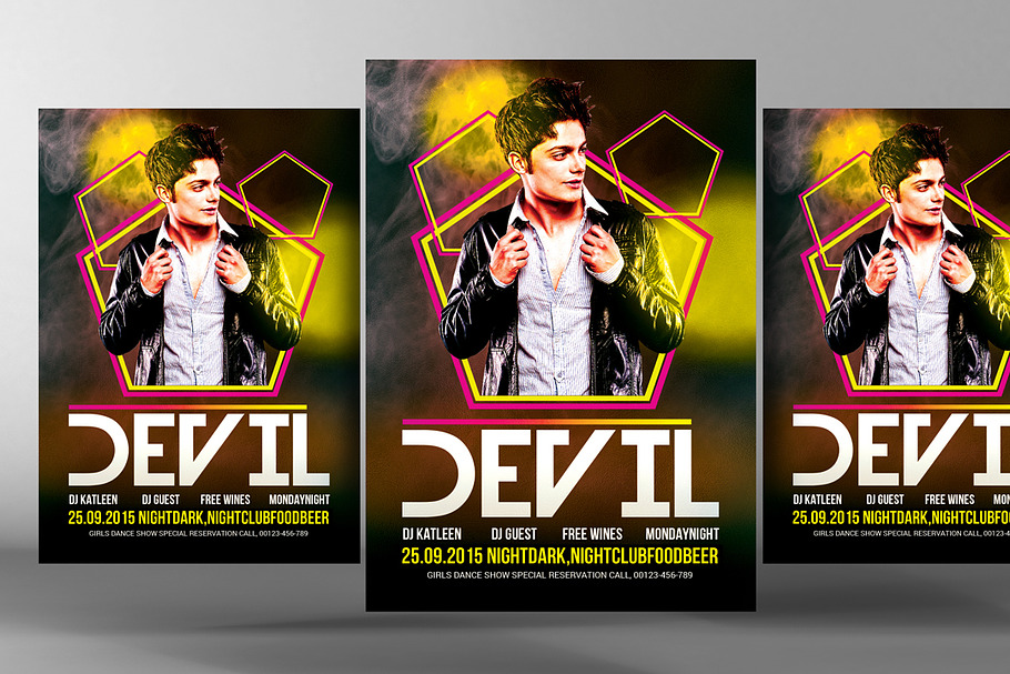 Dj Guest Party Flyer Template in Flyer Templates - product preview 8