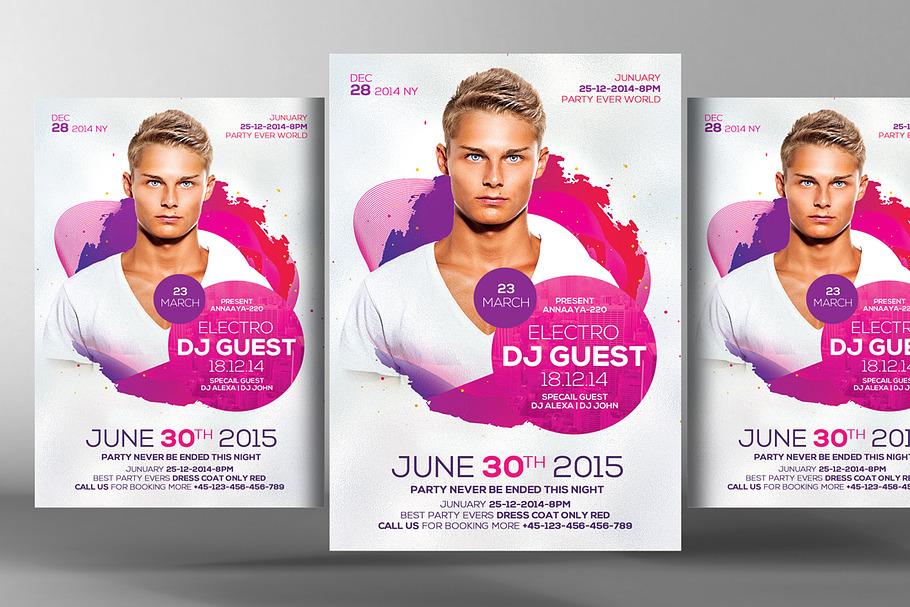 Special Guest DJ Party Flyer in Flyer Templates - product preview 8