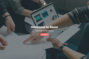 Razor - One Page HTML Template