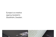 Europa - One Page HTML Template