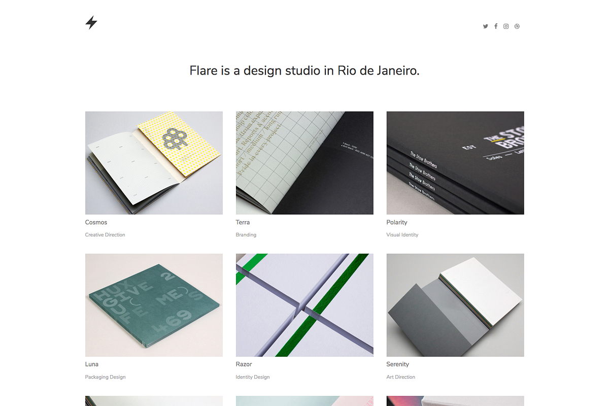 Flare - Portfolio HTML Template in HTML/CSS Themes - product preview 8