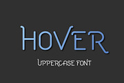 Hover Uppercase Font
