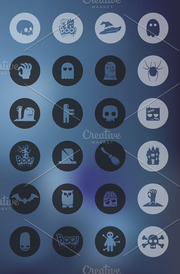 48 HALLOWEEN icons in Halloween Icons - product preview 3