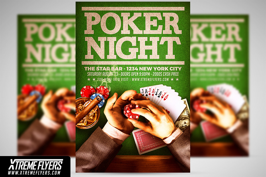 Poker Night Flyer in Flyer Templates - product preview 8