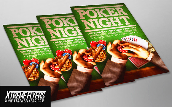 Poker Night Flyer in Flyer Templates - product preview 1
