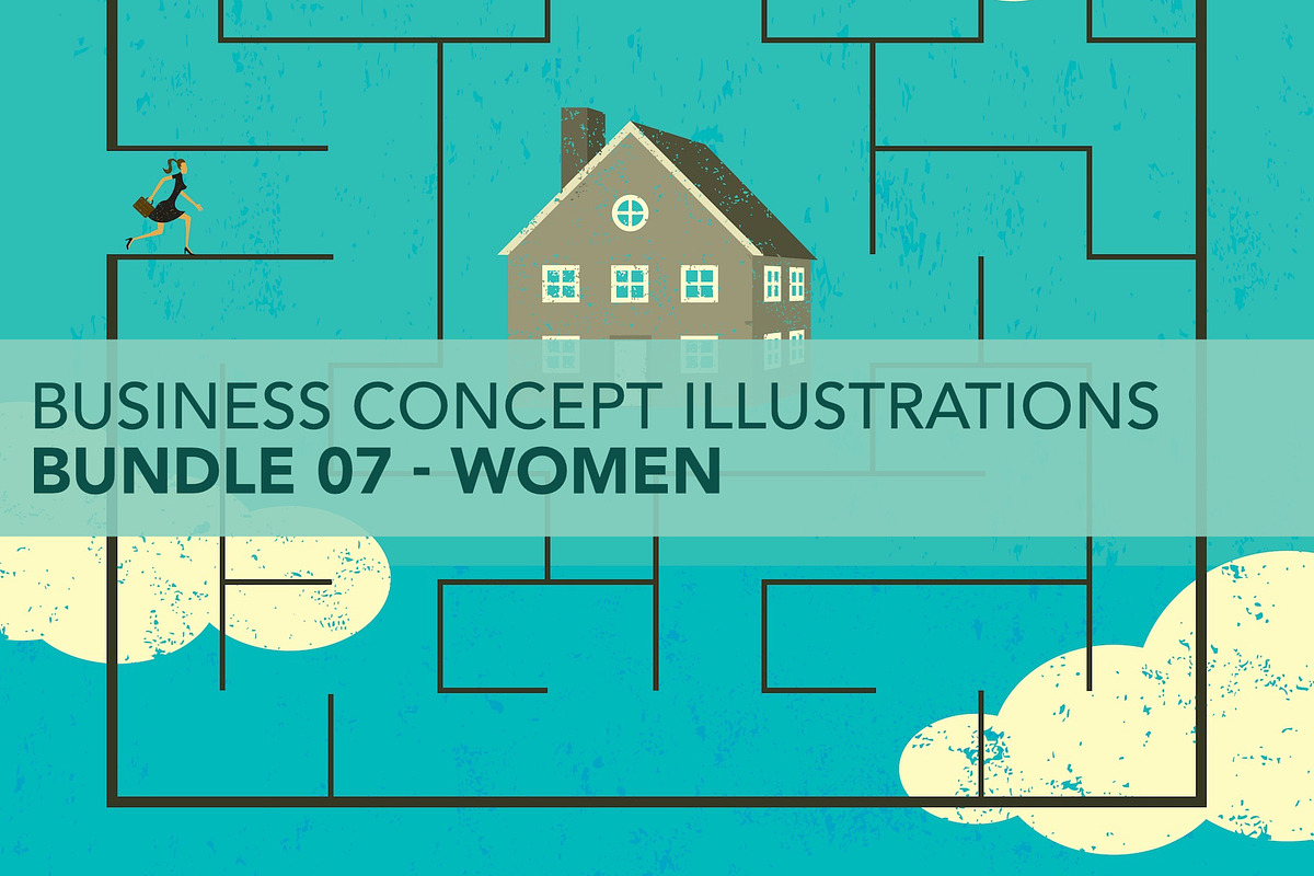 Business Concepts Bundle 07 Women in Illustrations - product preview 8