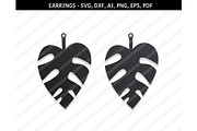 Leaf earring,svg,dxf,ai,eps,png,pdf