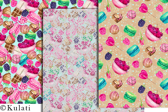 Candy / Sweets Digital Patterns in Patterns - product preview 4
