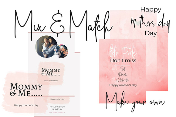 Mother's Day Lettering in Instagram Templates - product preview 1