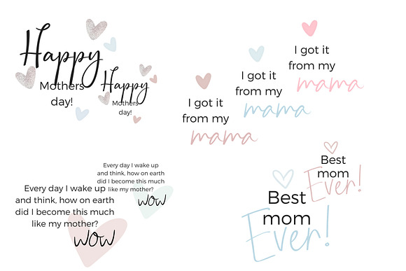 Mother's Day Lettering in Instagram Templates - product preview 7