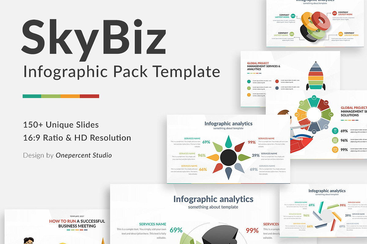 Skybiz Infographic Pack Powerpoint  in PowerPoint Templates - product preview 8
