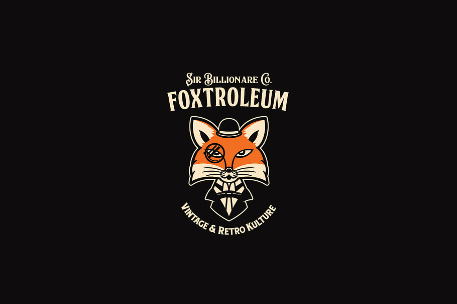 Foxtroleum Logo Template