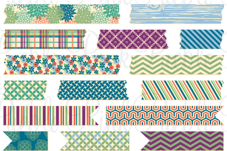 Boy Washi Tape Clip Art & Vectors in Graphics - product preview 8