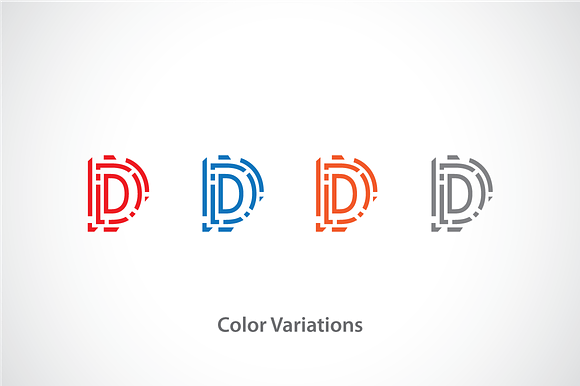 Digital D Letter Logo Template in Logo Templates - product preview 1