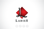 Ladies Red Logo Template