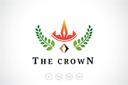 The Rice Crown Logo Template