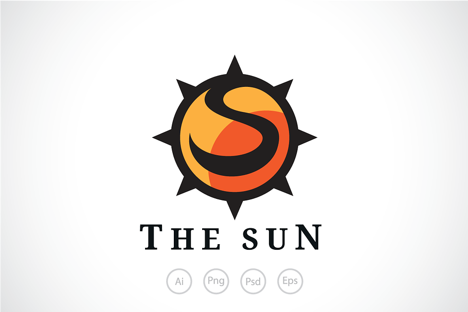 The Sun Thorns Logo Template in Logo Templates - product preview 8