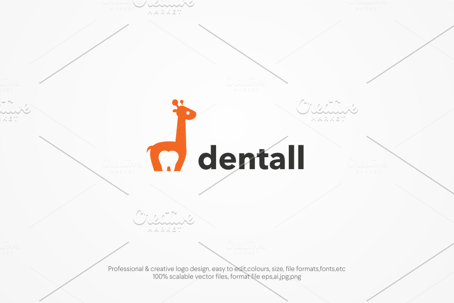 Dentall logo template