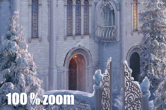 Christmas castle in Illustrations - product preview 1