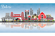 Bekasi Indonesia City Skyline