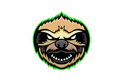 Angry Sloth Mascot