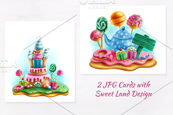 Sweet Land Clip Art in Illustrations - product preview 2