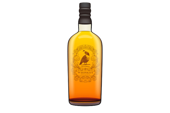 Whiskey Label Template - Quail in Logo Templates - product preview 1