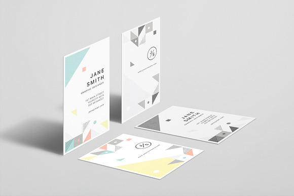 Geometric Business Card in Business Card Templates - product preview 4